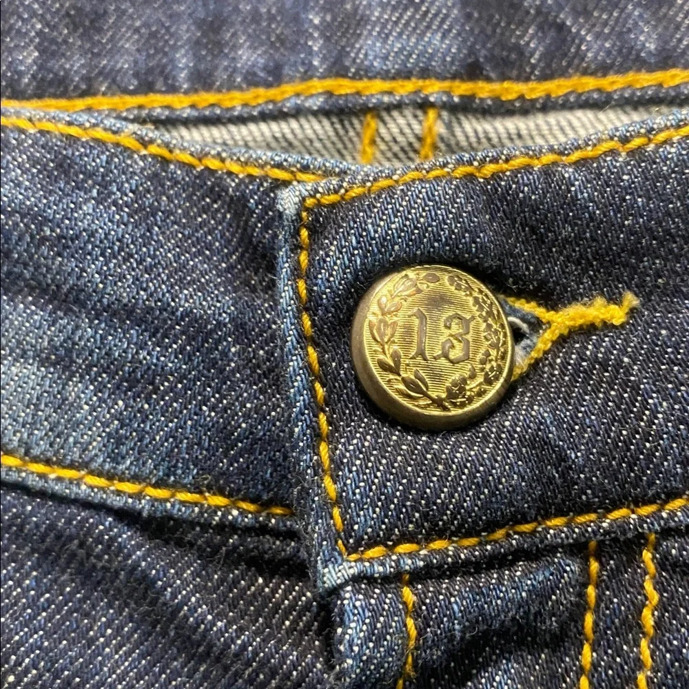 R13 Relaxed Skinny Jeans Blue Made in Italy Sz 25 Tapered Ankle - Picture 4 of 16